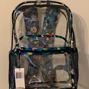 BRAND NEW Clearly Colorful Large Backpack